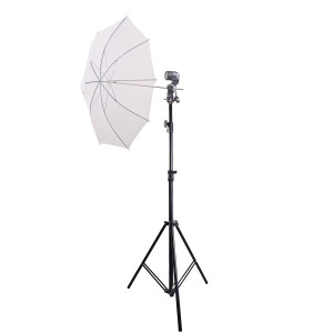 Набор студийного света с просветным зонтом Prolighting PLAS 83 translucent Kit-1